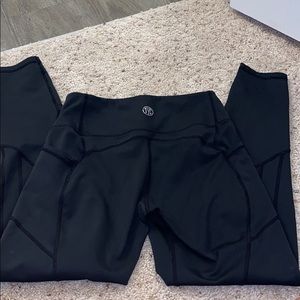 Til You Collapse pocket black leggings